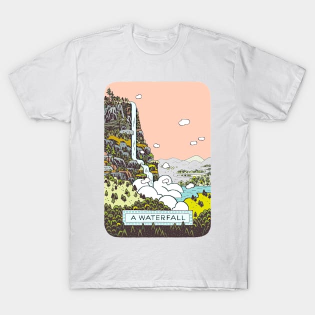 a waterfall T-Shirt by dharbin